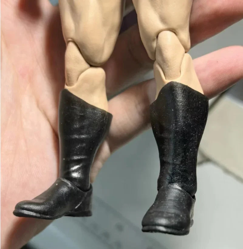 1/12 Scale Boots,Arm Protection,Neck Brace Set Model for 6''Adam Muff