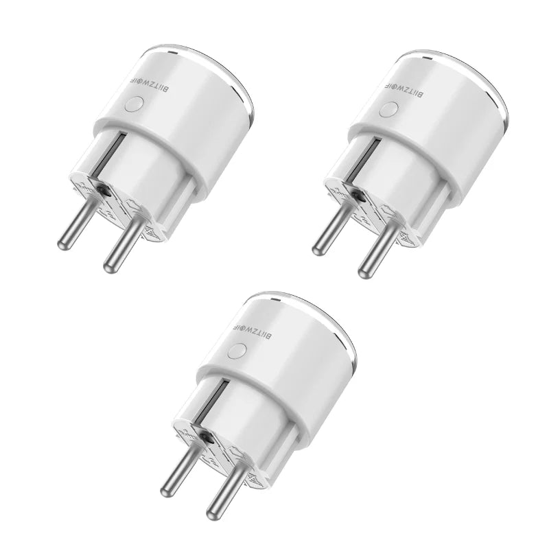 15A 3450W WiFi Smart Plug Wireless Power Socket Outlet Energy Monitoring No Hub App Remote Control EU Plug