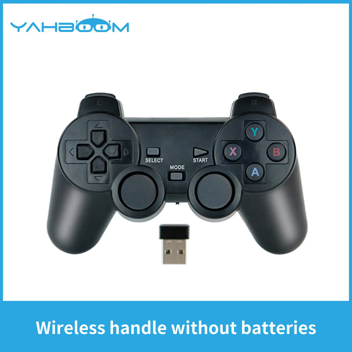 Yahboom PS2 Wired USB Wireless Game Controller Handle for ROS ROS2 Jetson Nano and Raspberry Pi Robots Kit Remote Control APP