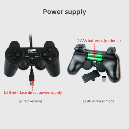 Yahboom PS2 Wired USB Wireless Game Controller Handle for ROS ROS2 Jetson Nano and Raspberry Pi Robots Kit Remote Control APP