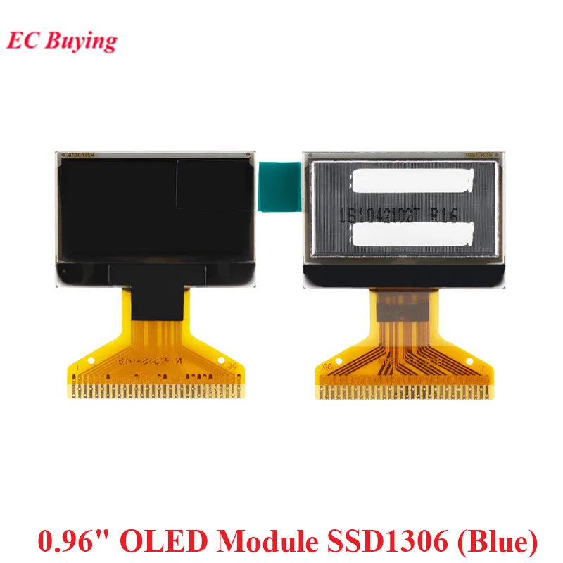 0.96" 0.96 inch OLED LCD Screen Display 128*64 Resolution Yellow-Blue Blue White 128X64 SSD1315 SSD1306 Driver I2C SPI 0.49"