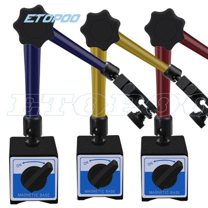 10mm Dial Indicator Magnetic Stand Base Holder 0.8mm Dial Test Comparator For Equipment Calibration Center Finder Measurement