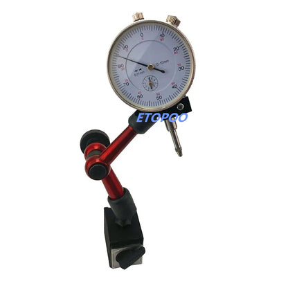 10mm Dial Indicator Magnetic Stand Base Holder 0.8mm Dial Test Comparator For Equipment Calibration Center Finder Measurement