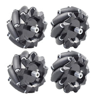 20KG Load 97mm Omni Mecanum Wheel with 4/6mm Couplings for Arduino Raspberry Pi DIY STEM Toy Parts