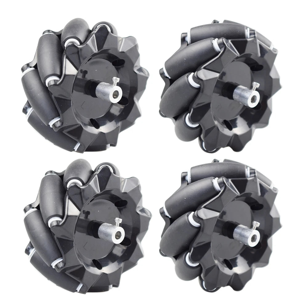20KG Load 97mm Omni Mecanum Wheel with 4/6mm Couplings for Arduino Raspberry Pi DIY STEM Toy Parts