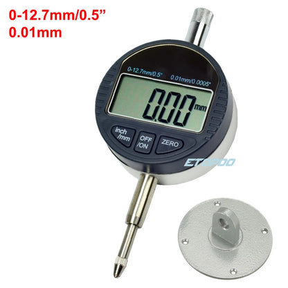 10mm Dial Indicator Magnetic Stand Base Holder 0.8mm Dial Test Comparator For Equipment Calibration Center Finder Measurement
