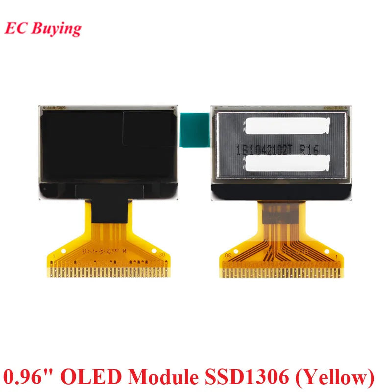 0.96" 0.96 inch OLED LCD Screen Display 128*64 Resolution Yellow-Blue Blue White 128X64 SSD1315 SSD1306 Driver I2C SPI 0.49"