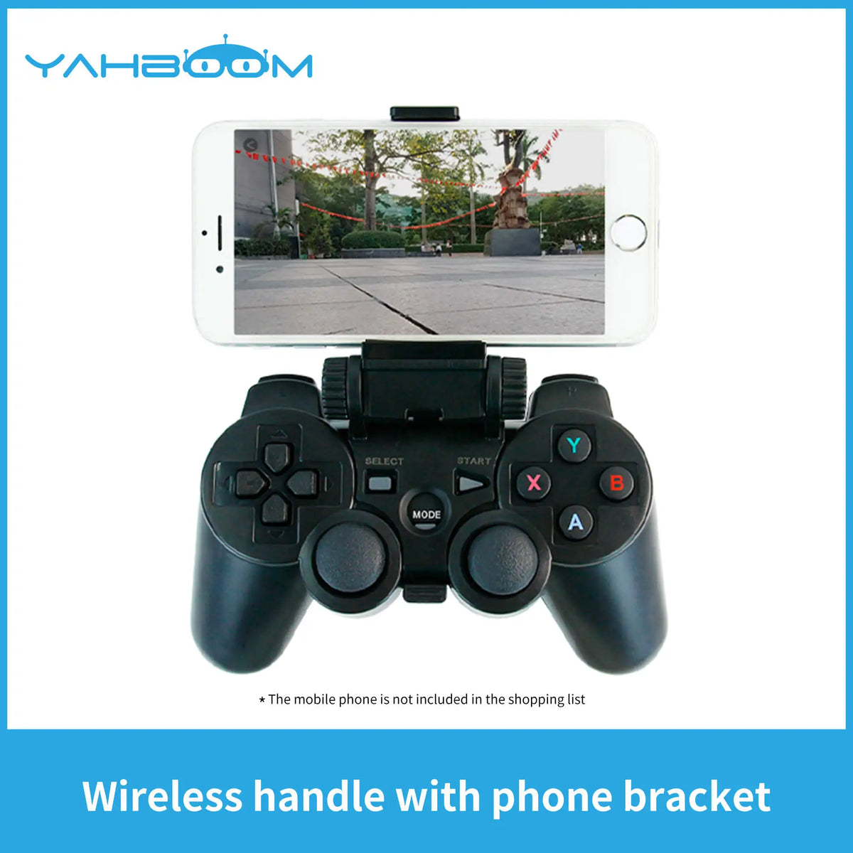 Yahboom PS2 Wired USB Wireless Game Controller Handle for ROS ROS2 Jetson Nano and Raspberry Pi Robots Kit Remote Control APP