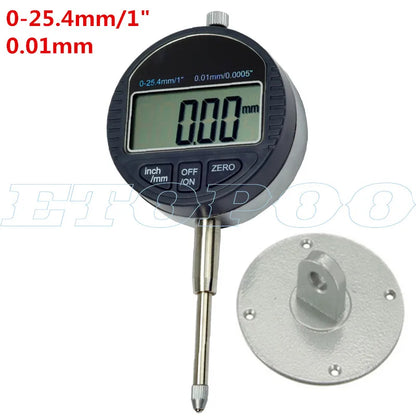 10mm Dial Indicator Magnetic Stand Base Holder 0.8mm Dial Test Comparator For Equipment Calibration Center Finder Measurement