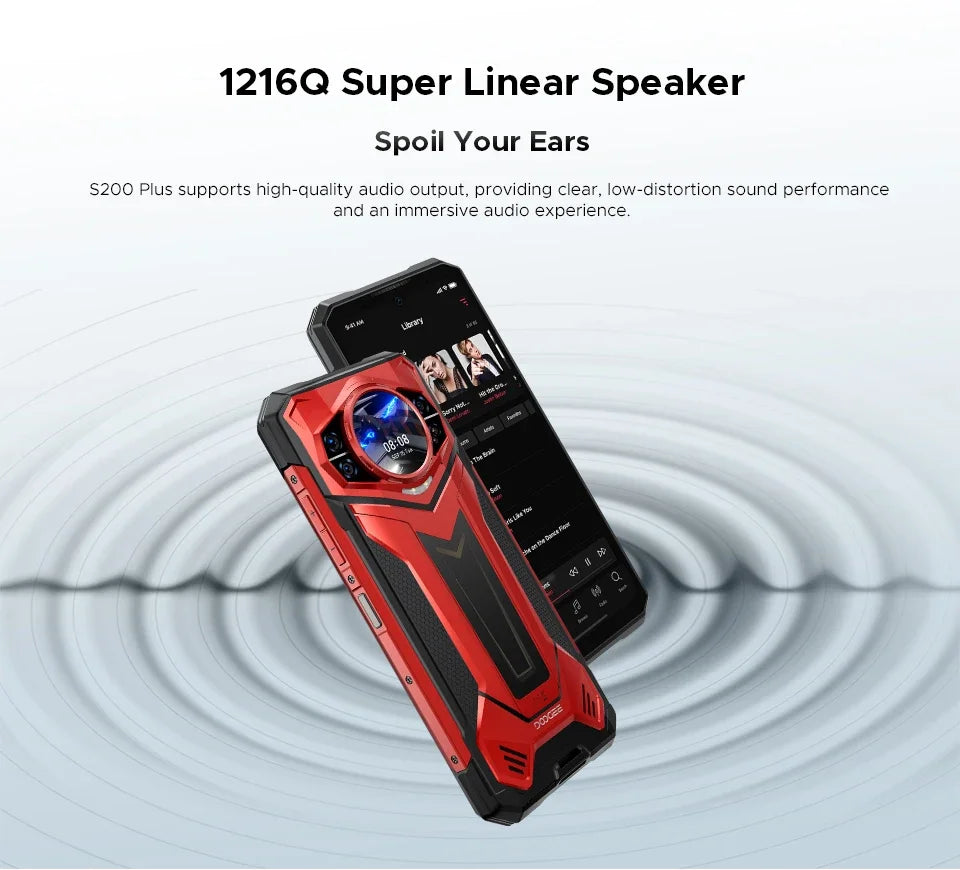 World Premiere DOOGEE S200 Plus 5G AI Rugged Phone Dimensity 7300 1.32