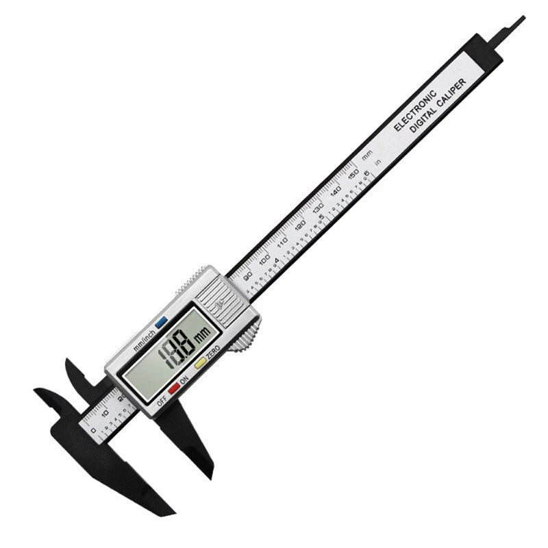 150mm Digital Caliper Stainless Steel Fraction / MM / Inch 0.1mm High Precision for Mechanical Components Measure