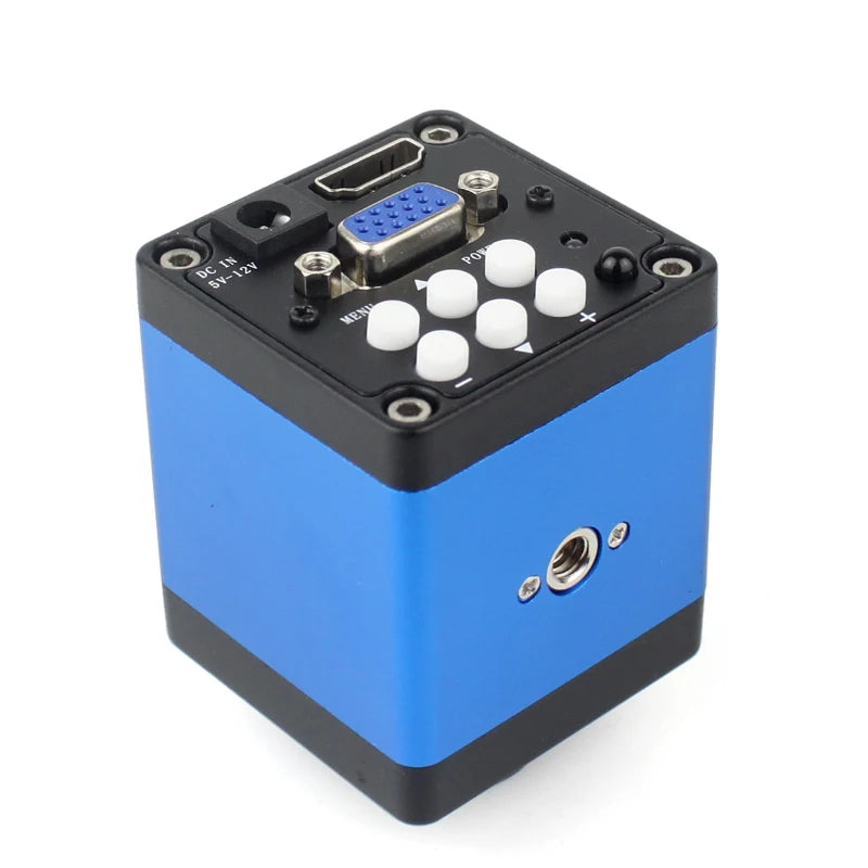 1080P HDMI VGA Digital Video Monocular Microscope Camera TF Storag130X Zoom C-Mount Lens For Phone PCB Soldering Repair Tools