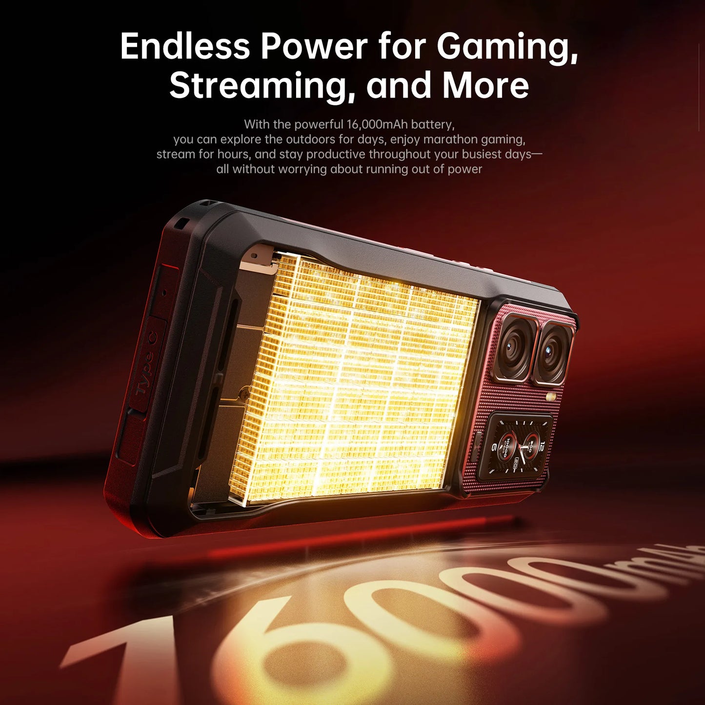 2025 NEW Oukitel WP300 Rugged Phone 6.78" FHD 120Hz Telephone Portable 36GB (12+24) GB+512GB 16000mAh Smartphone 5G Android 15