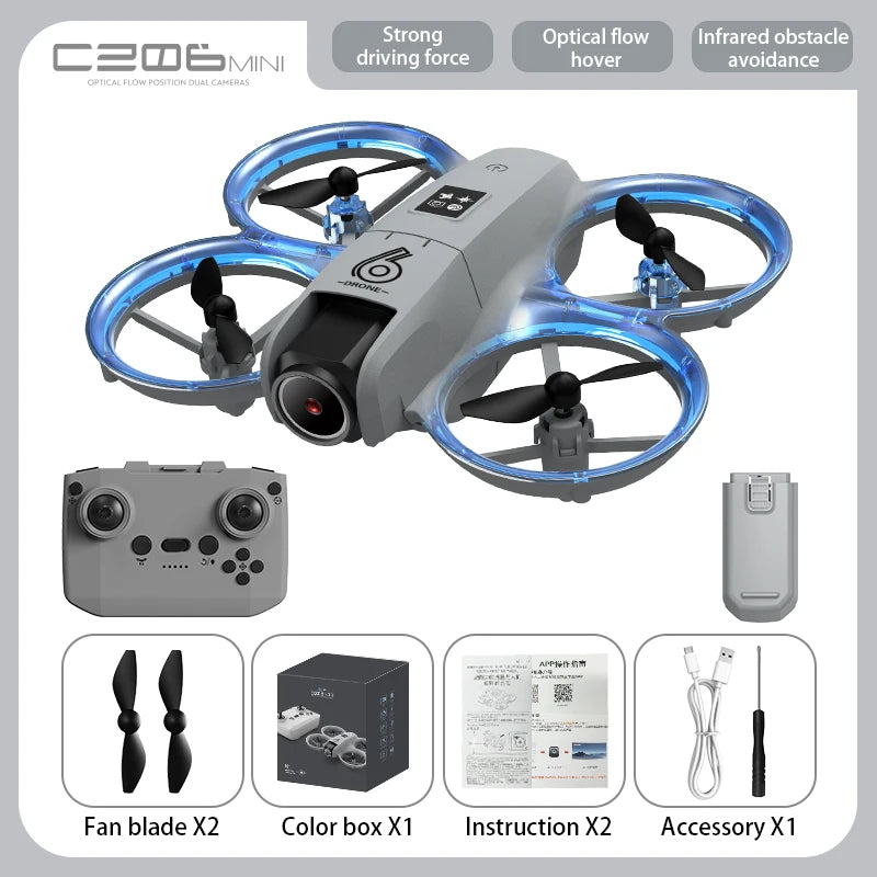 2026 CZ06 Drone 8K Professional Aerial Photography HD Cam Long Endurance Quadcopter Optical Flow Positioning Remote Control