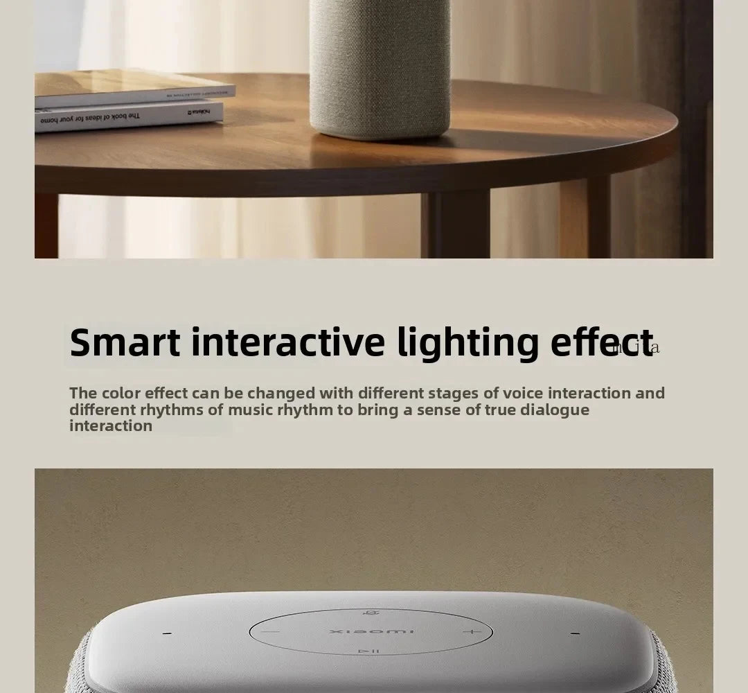 Xiaomi Smart Speaker Bluetooth 5.3 AI Super Xiaoai Intelligence Sound Voice Control Mesh2.0 Wi-Fi 2.4GHz/5GHz with Mi Home APP