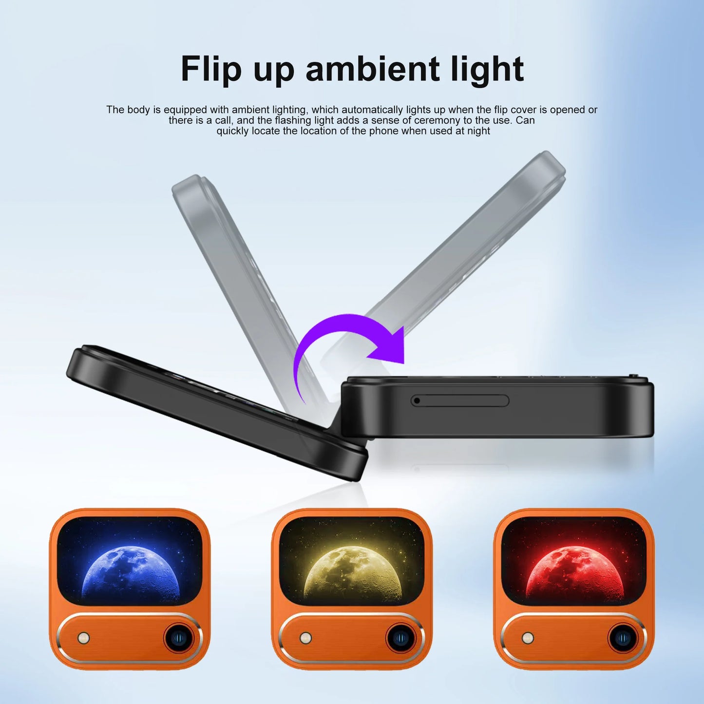 2026 New SERVO i17Air 2G Mini Foldable Mobile Phone Dual SIM Speed Dial Blacklist Flashlight Call Record Flip Cellphone FM Radio