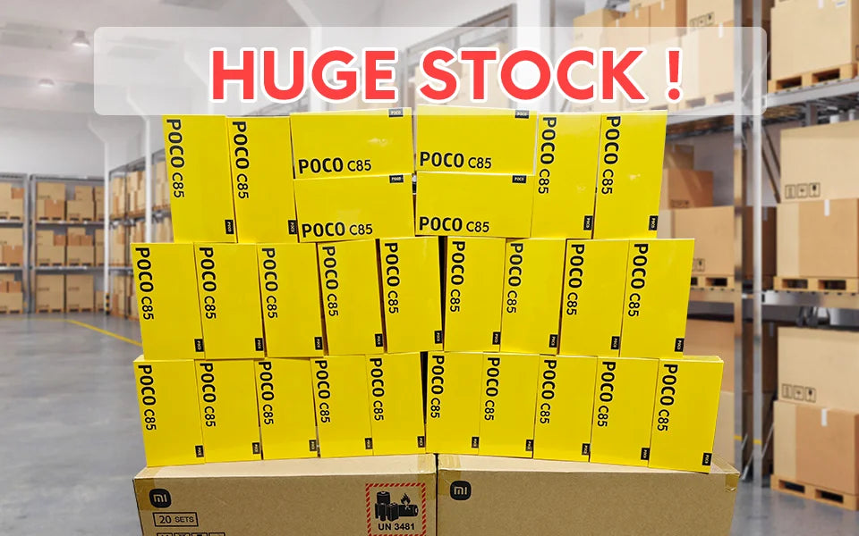 【World Premiere】POCO C85 Global Version Smartphone 128/256GB Helio G81-Ultra 6000mAh battery 6.9" display 50MP Camera 33W NFC
