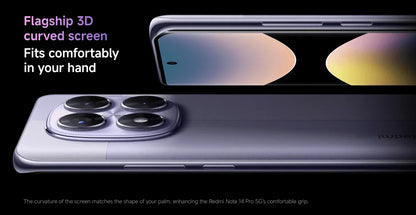 Xiaomi Redmi Note 14 Pro 5G Global Version Smartphone 7300-Ultra NFC 200MP AI camera 1.5K 120Hz AMOLED Display IP68