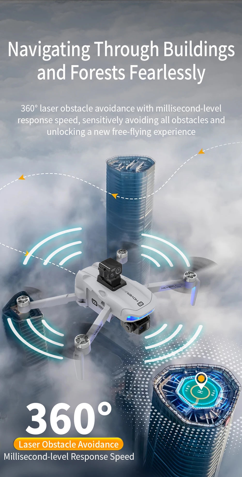 X40 GPS Drone Professional 4K Camera 3-axis gimbal Aerial Optional Obstacle Avoidance Brushless 5G WIFI FPV RC Quadcopter Toys