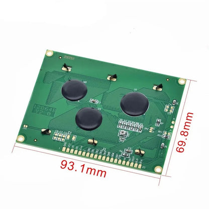 12864 LCD 5V 128*64 DOTS Blue/Greem Screen With backlight ST7920 Parallel port LCD12864 For arduino