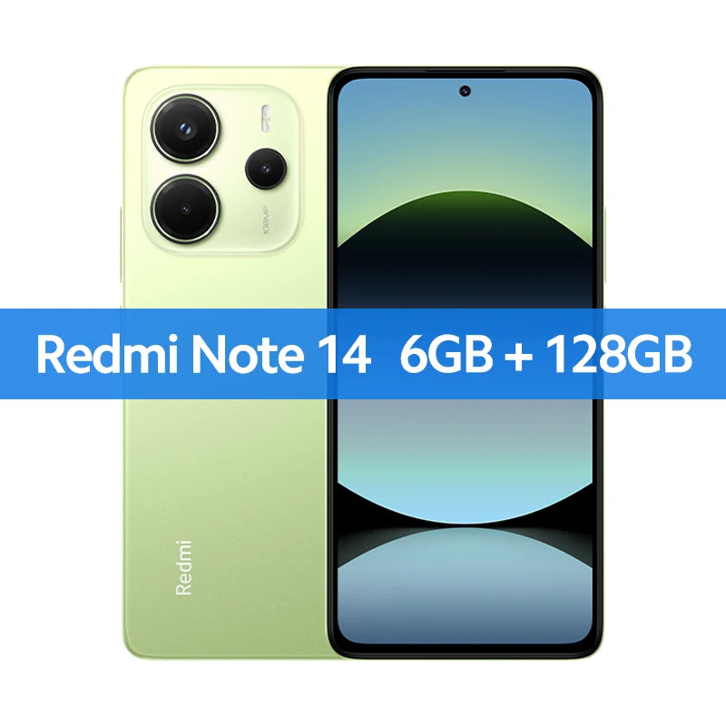 【Brand+】Global Version Xiaomi Redmi Note 14 MediaTek Helio G99-Ultra 108MP AI 5500mAh 6.67