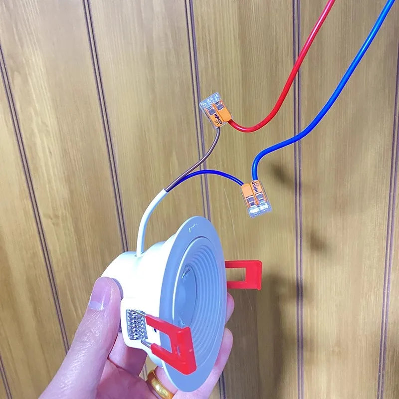 10pcs/30pcs Original WAGO Quick Wiring terminal 221-412 221-413 221-415 0.14-4mm² 2/3/5 holes Push-in Lever wire connector