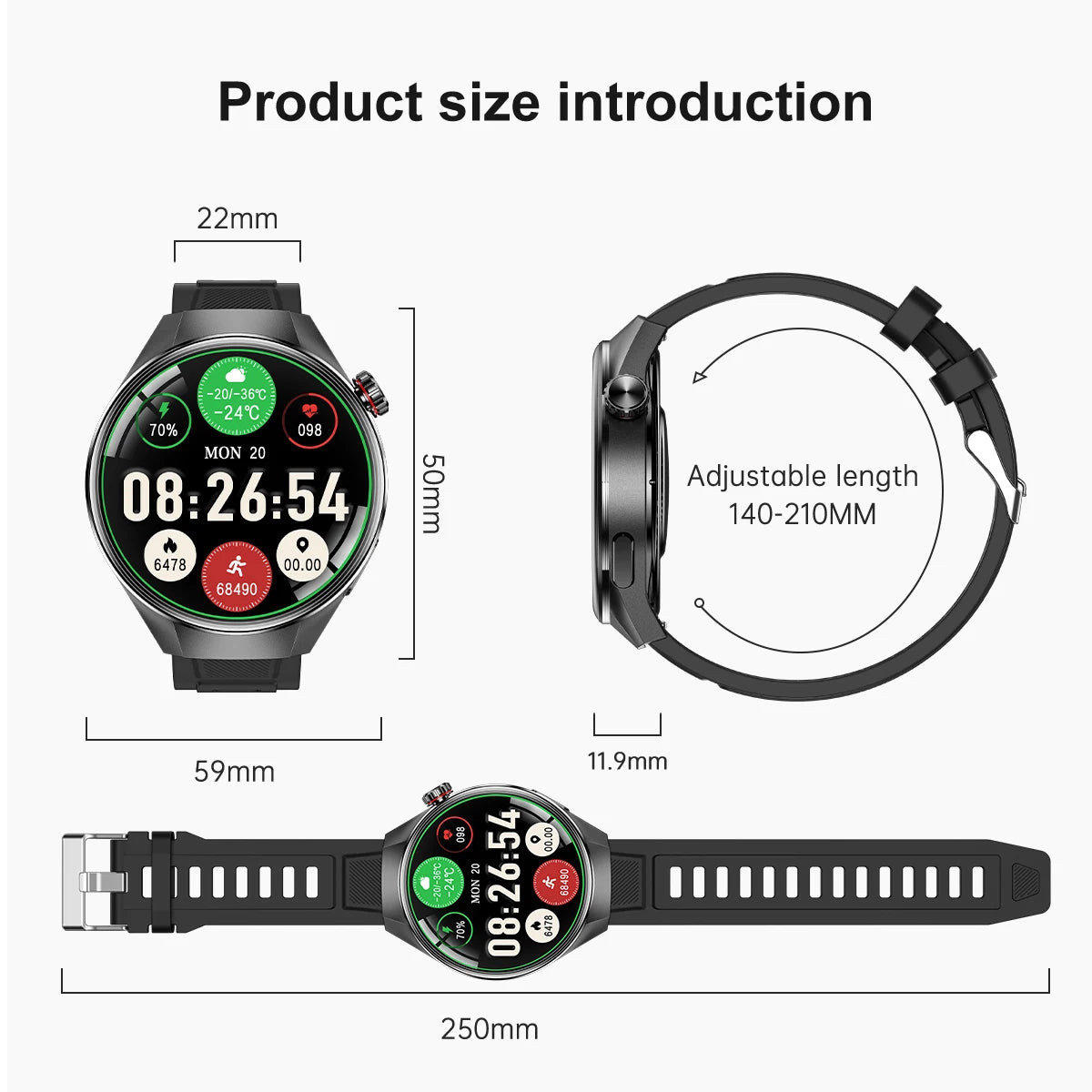 2025 New Originl Watch G5 PlUS Smart Watch 1.75"HD AMOLED Screen GPS track Heart Rate Bluetooth Call Compass Smartwatch for Men