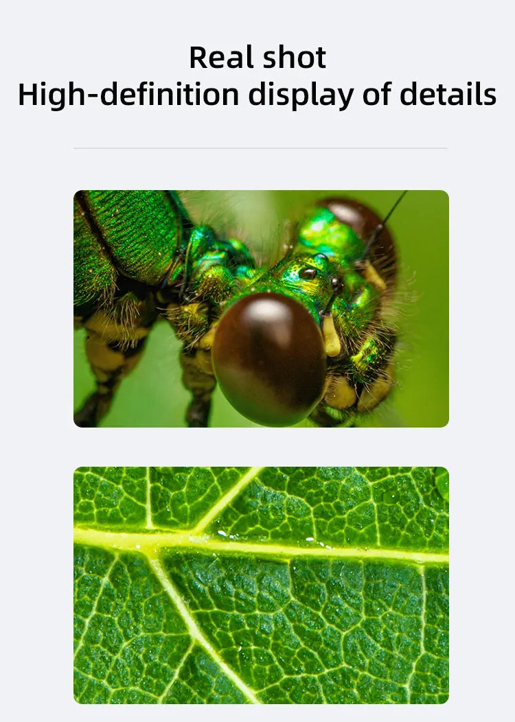 1600X 3in 1 Digital Microscope Camera Portable Electronic Microscope For Soldering LED Magnifier Type-C USB Charge Magnifier