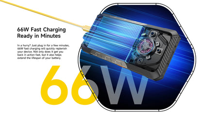 【World Premiere】Ulefone Armor 30 Pro 5G Rugged Phone Android 14 Smartphone 6.9" 120Hz 32GB+512GB 12800mAh Night Camera 64MP NFC