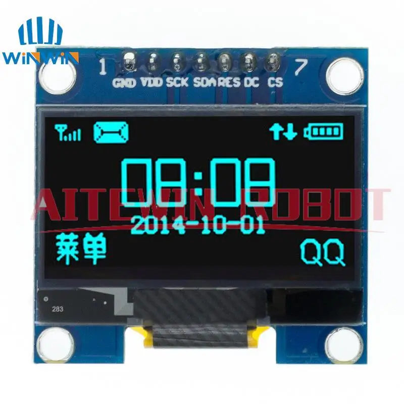 1.3 inch OLED module SPI/IIC I2C Communicate white/blue 128X64 SH1106/SSD1306 1.3 inch OLED LCD LED Display Module 1.3" OLED