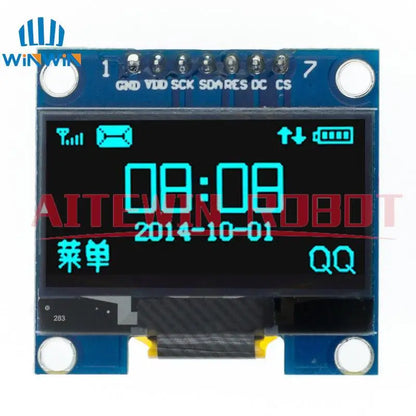 1.3 inch OLED module SPI/IIC I2C Communicate white/blue 128X64 SH1106/SSD1306 1.3 inch OLED LCD LED Display Module 1.3" OLED