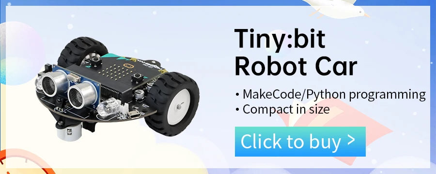 Yahboom Tiny:bit Plus Microbit Robot Car With ESP32 WiFi Camera Module Support APP FPV Control Programmable Toy Kids Coding