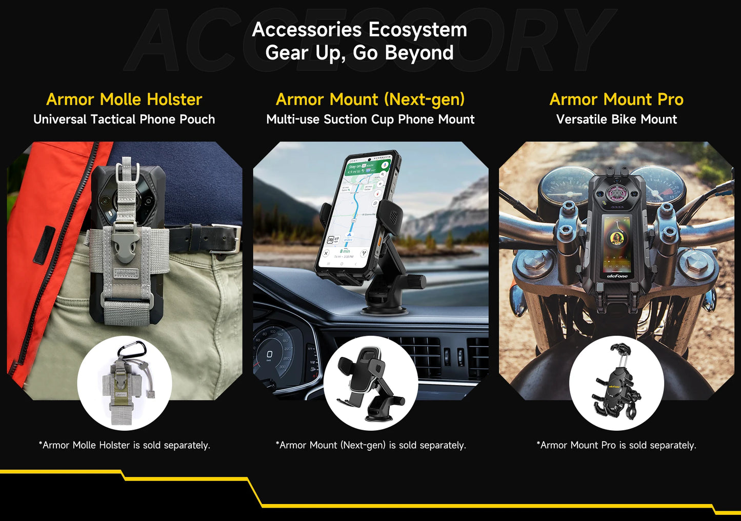 【World Premiere】Ulefone Armor 30 Pro 5G Rugged Phone Android 14 Smartphone 6.9" 120Hz 32GB+512GB 12800mAh Night Camera 64MP NFC