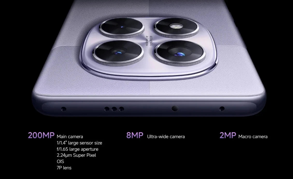 Xiaomi Redmi Note 14 Pro 5G Global Version Smartphone 7300-Ultra NFC 200MP AI camera 1.5K 120Hz AMOLED Display IP68