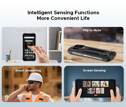 World Premiere DOOGEE S200 Plus 5G AI Rugged Phone Dimensity 7300 1.32" Rear Display 12+512GB 6.72'' 10100mAh Battery Smartphone