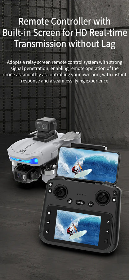 X40 GPS Drone Professional 4K Camera 3-axis gimbal Aerial Optional Obstacle Avoidance Brushless 5G WIFI FPV RC Quadcopter Toys