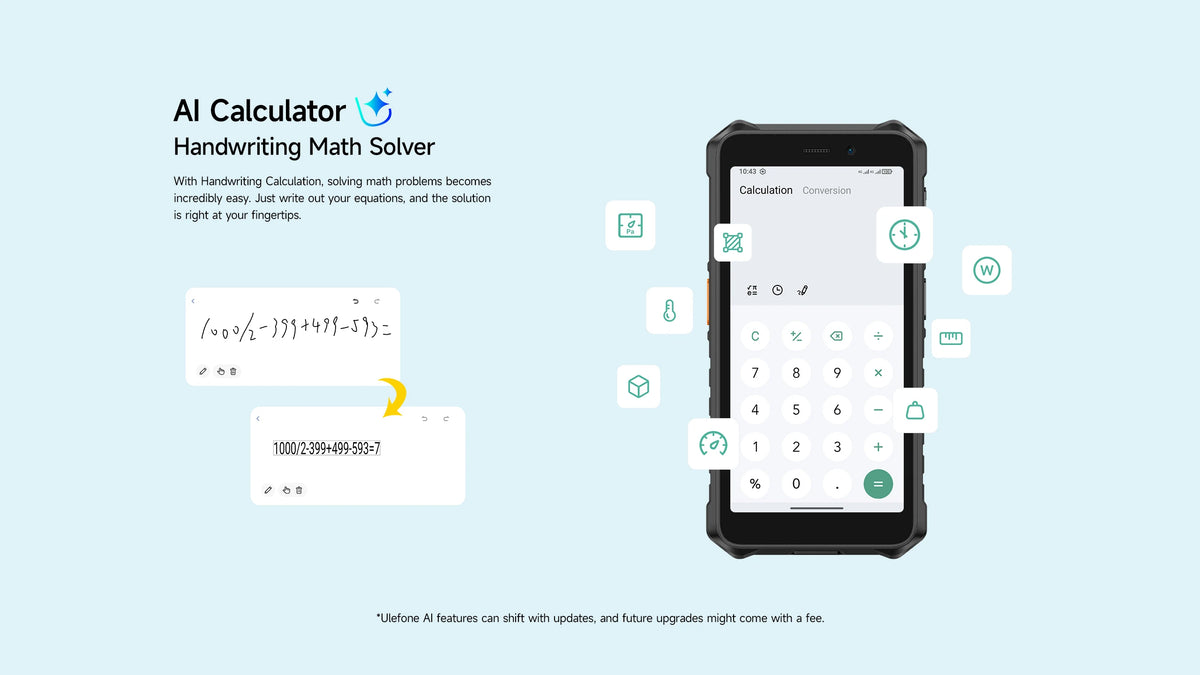 【World Premiere】Ulefone RugKing 2 Pro AI Rugged Phone Android 15 4G 128GB ROM Waterproof Smartphone NFC 5.45