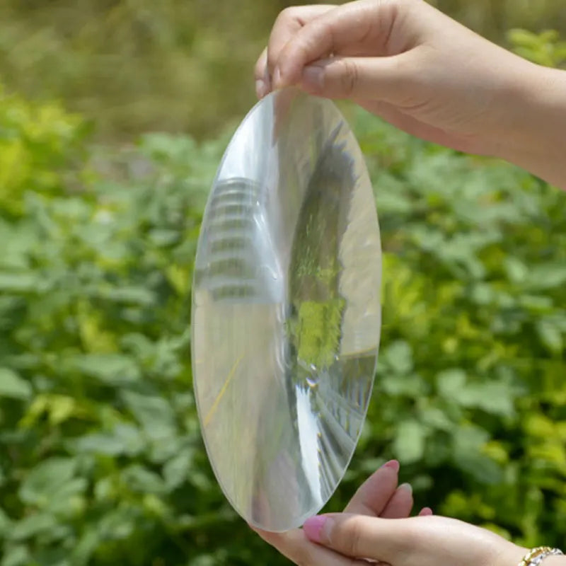 180mm Optical PMMA Solar Focus Fresnel Lens Spotlight lens Plano Magnifying Solar Condensing Lens Focal Length 80 120 200 240 MM