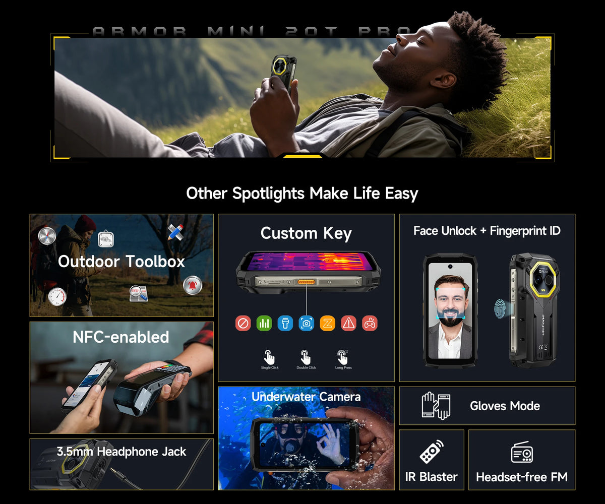 【World Premiere】Ulefone Armor Mini 20T Pro 5G  4.7