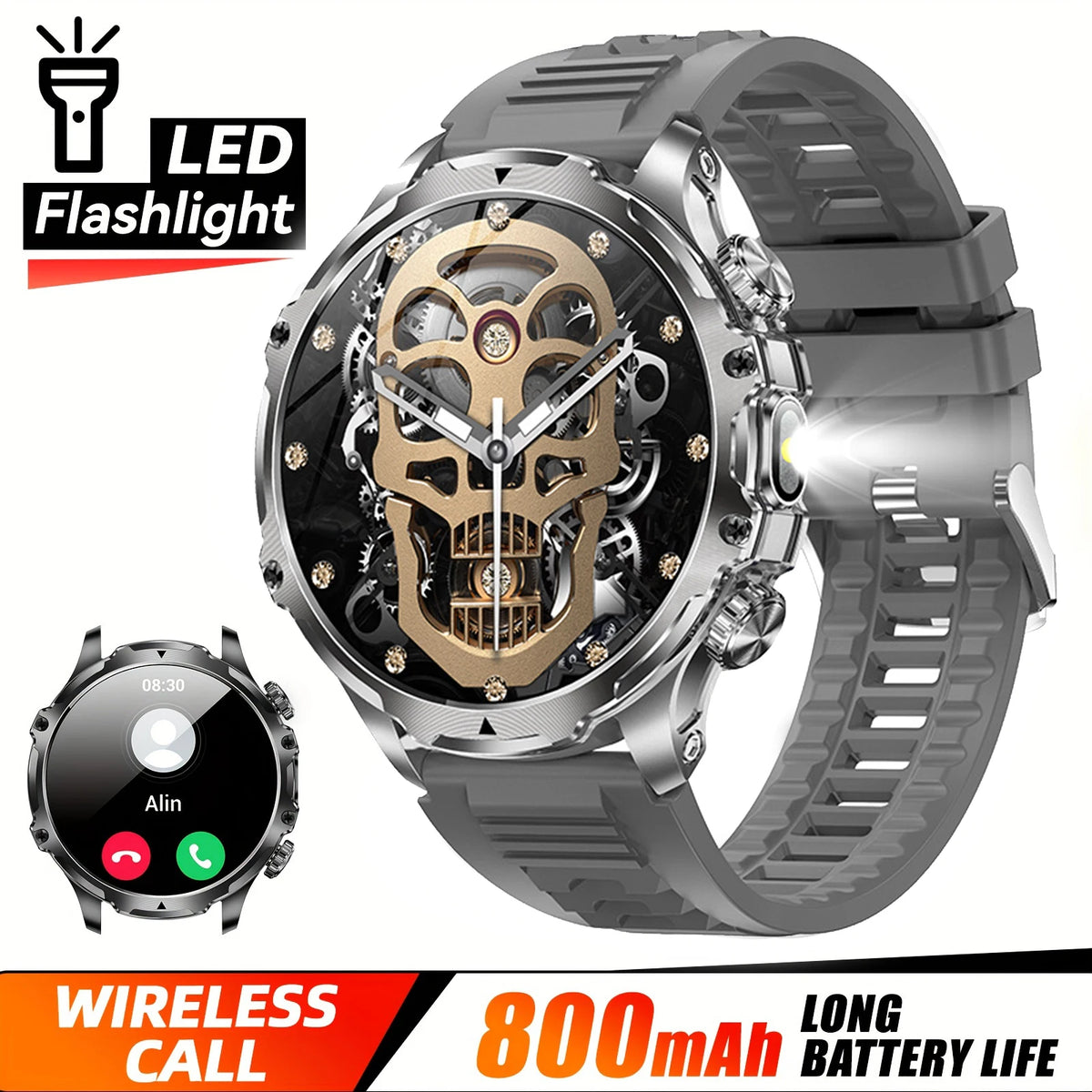 2025 New Men's Outdoor Sports Smart Watch 1.9