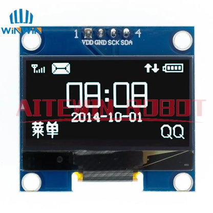1.3 inch OLED module SPI/IIC I2C Communicate white/blue 128X64 SH1106/SSD1306 1.3 inch OLED LCD LED Display Module 1.3" OLED