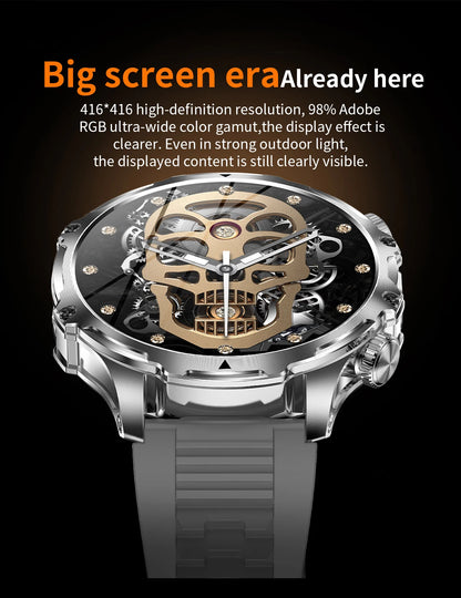 2025 New Men's Outdoor Sports Smart Watch 1.9" HD Touch Screen 800mAh Battery Life 100+ Sports Mode Fitness IPX8 Waterproof