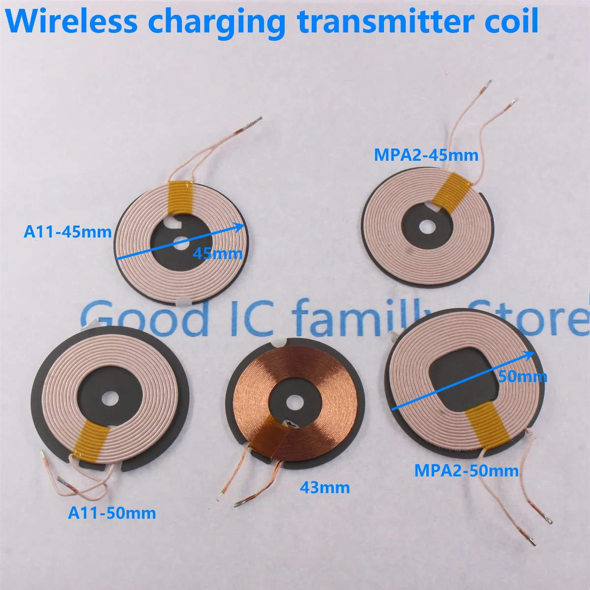 Wireless Charger Transmitter Receiver Coil Universal Qi Wireless Charging DIY PCB Circuit Coil Transmitting Receiving