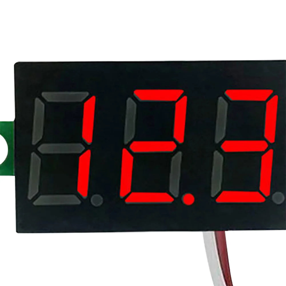 1-10PCS 2 Wires Mini Digital Voltmeter LED Screen Display 0.28 Inch DC Voltage Tester Meter Power Voltage Detector Tool