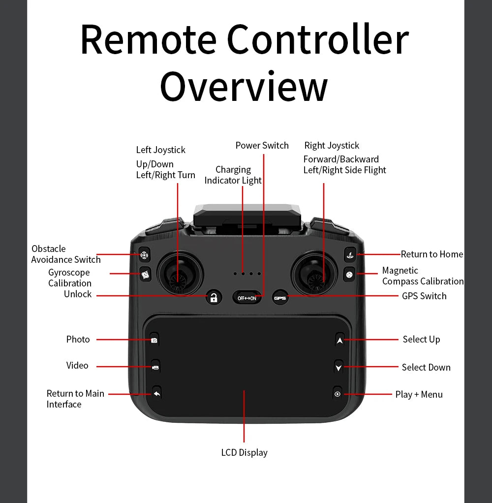 X40 GPS Drone Professional 4K Camera 3-axis gimbal Aerial Optional Obstacle Avoidance Brushless 5G WIFI FPV RC Quadcopter Toys