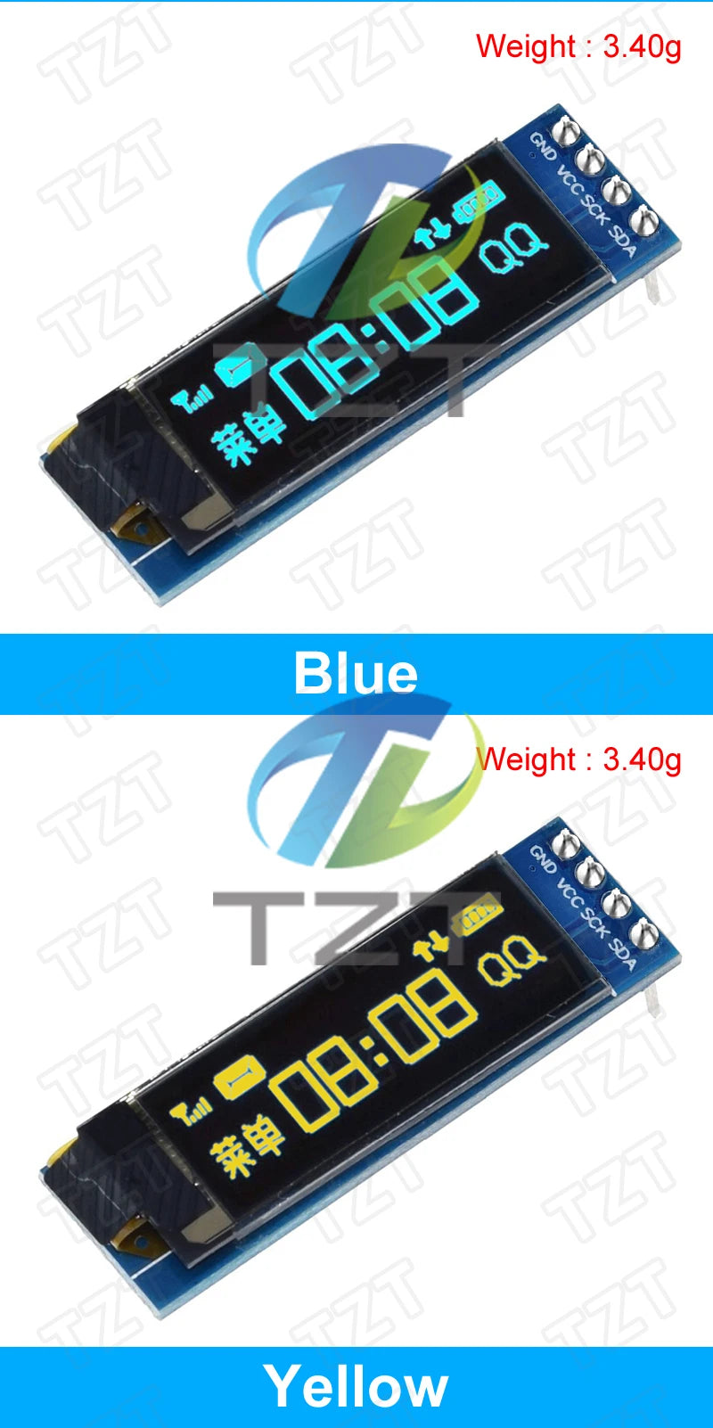 1/3PCS 0.91 inch OLED module 0.91