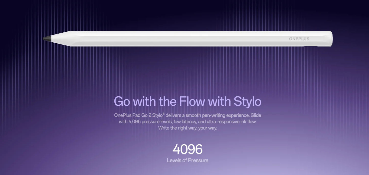 World Premiere OnePlus Pad Go 2 Global Version Tablet 12.1" 2.8K 120Hz Display 10050mAh Battery MediaTek Dimensity 7300-Ultra