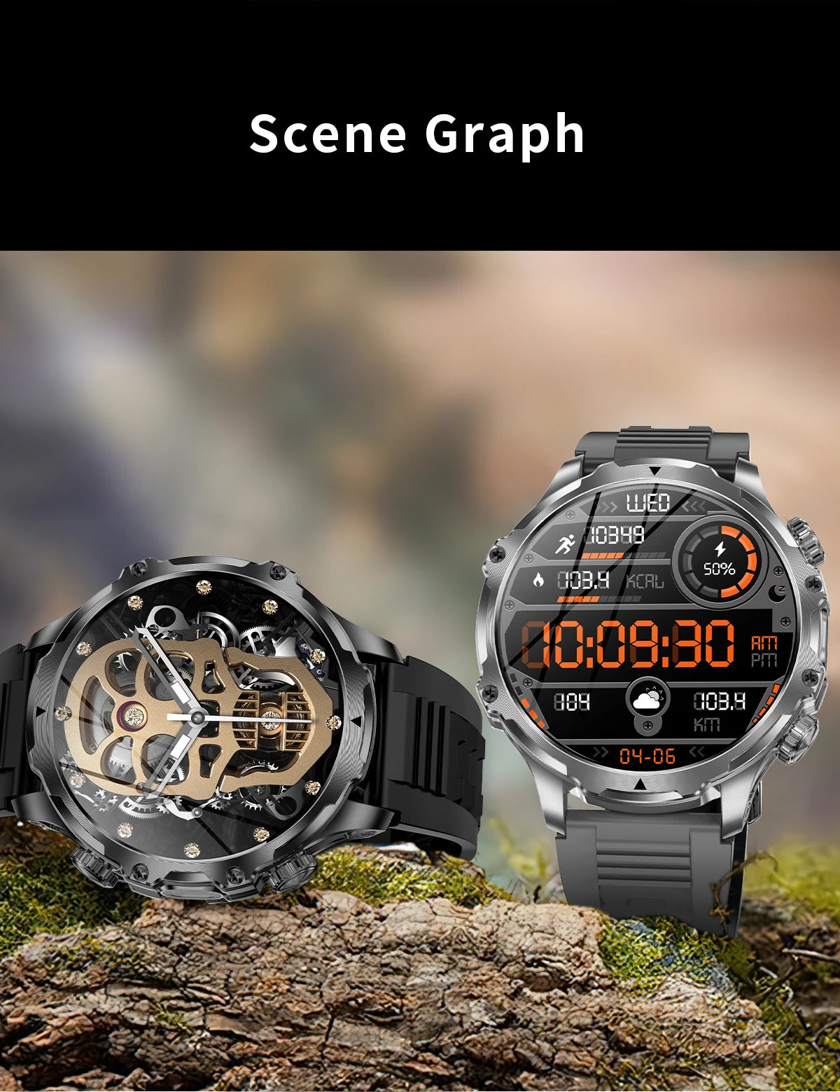 2025 New Men's Outdoor Sports Smart Watch 1.9