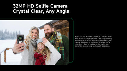 【World Premiere】Ulefone Armor 33 Pro 5G Rugged Phone 25500 mAh 512GB ROM 120Hz 6.59”3.4" Rear Screen NFC Android Smartphone