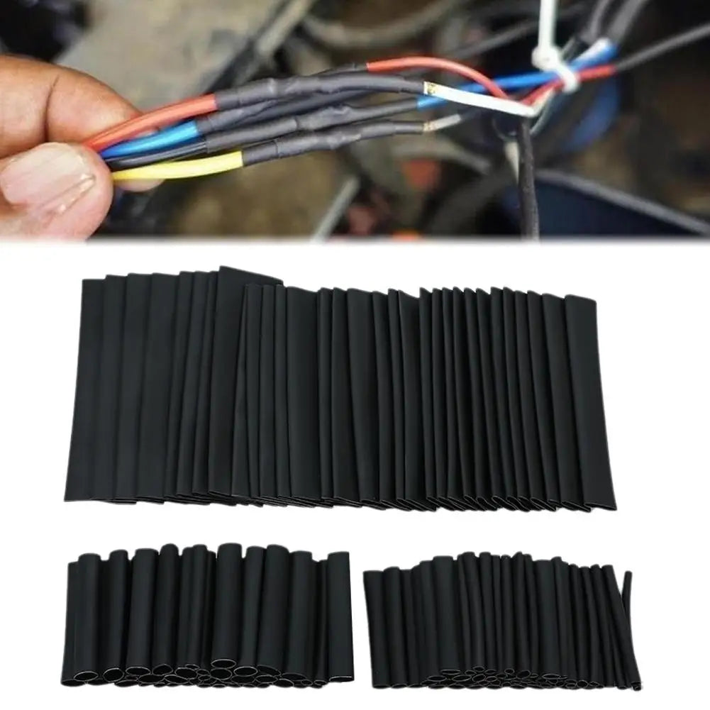127/328/580pcs Heat Shrink Tube Tubing Insulation Shrinkable Tube Assortment Electronic Polyolefin Wire Cable Sleeve Kit
